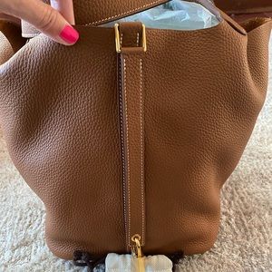 Beautiful Hermes Picotin 26 GOLD w/ free insert!